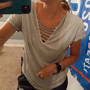 cute stretchy shirt , size medium